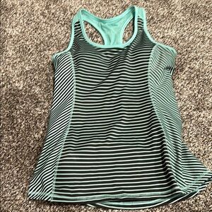 Kyodan Black and White Fitted Tank Top